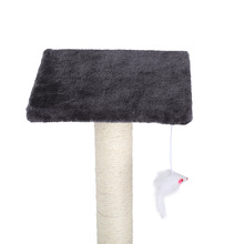 Charcoal Lite 3 Tier Cat Tree with Scratching Post